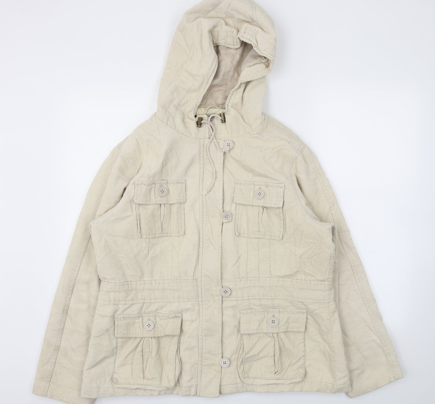 Casual Womens Beige   Jacket Coat Size 18
