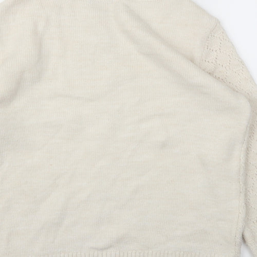 M&Co Womens Ivory   Pullover Jumper Size 10