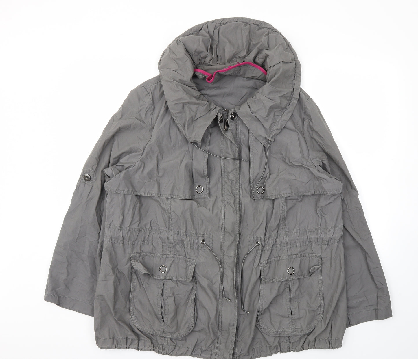 Rocha John Rocha Womens Grey   Jacket Coat Size 18