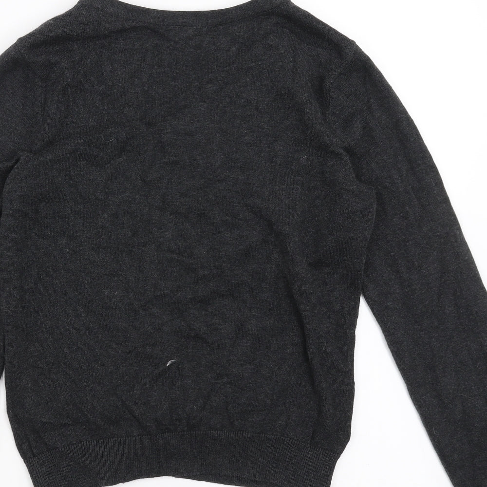 H&M Womens Grey   Cardigan Jumper Size S