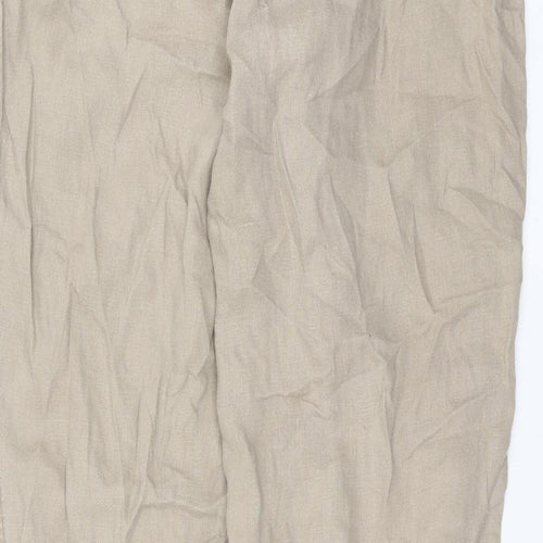 Sainsburys  Womens Beige   Trousers  Size 12 L29 in