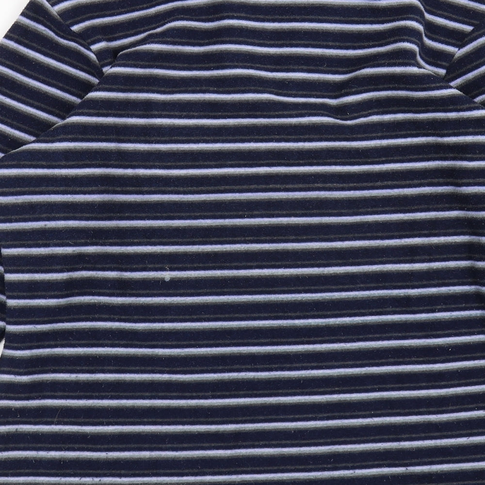 Craghoppers Womens Blue Striped Fleece Pullover Jumper Size 12