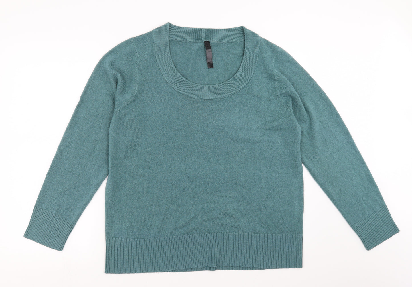 Arcadia Womens Green  Knit Pullover Jumper Size 20