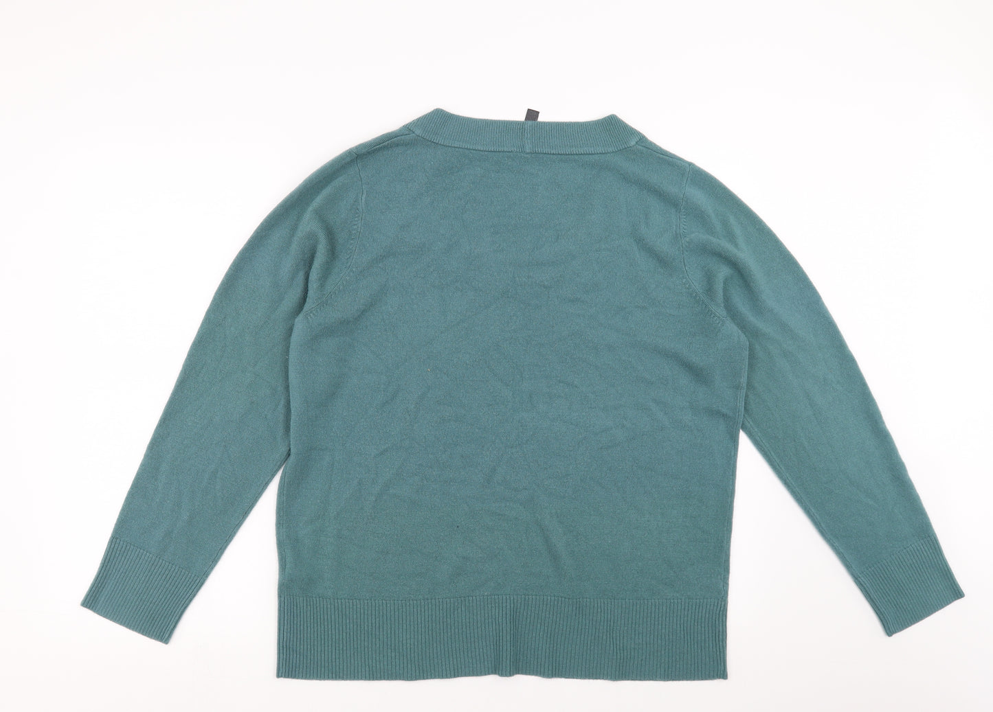 Arcadia Womens Green  Knit Pullover Jumper Size 20
