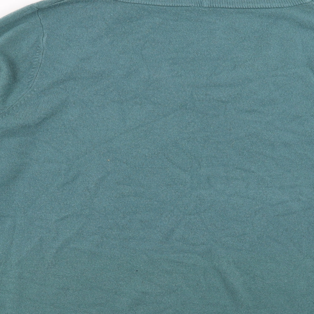 Arcadia Womens Green  Knit Pullover Jumper Size 20