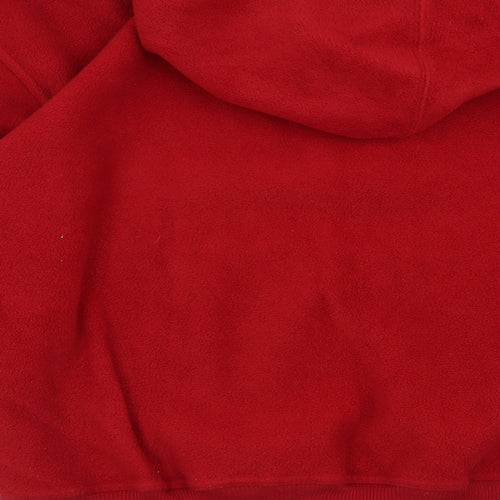 Burton Mens Red  Fleece Pullover Hoodie Size S