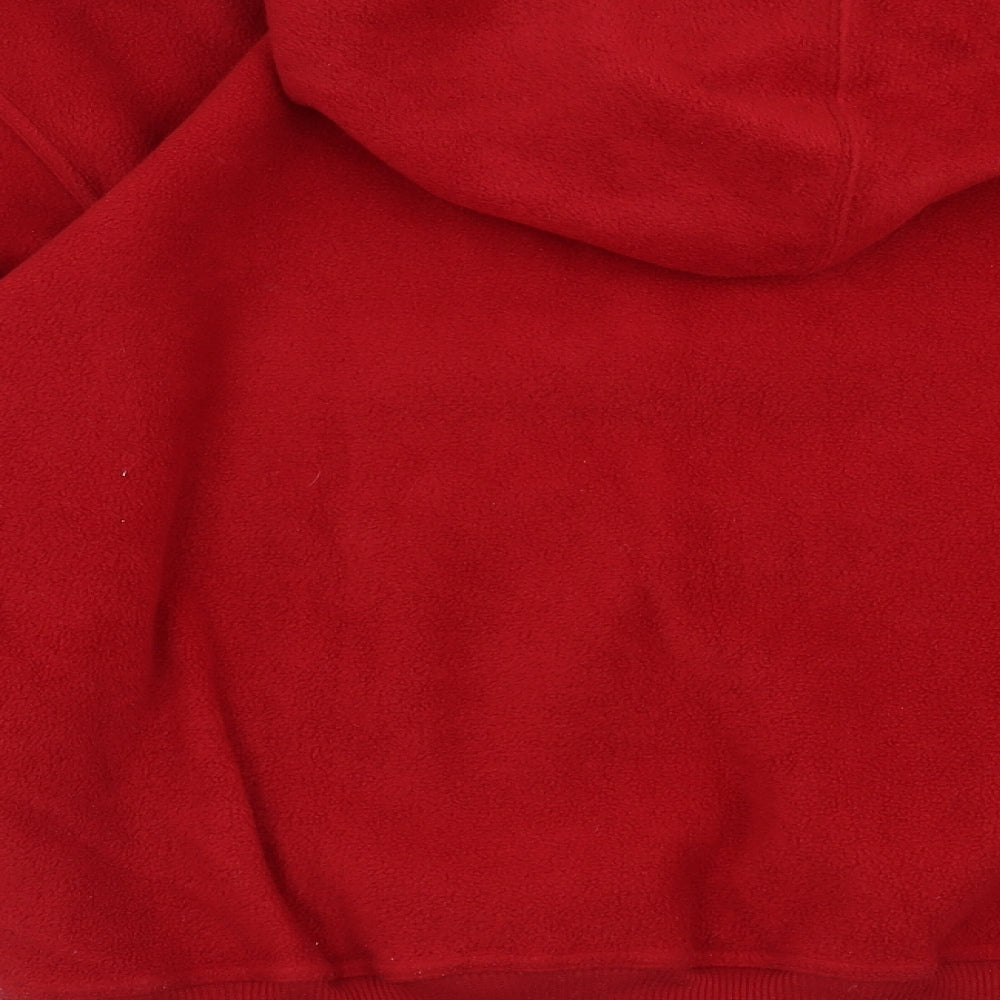 Burton Mens Red  Fleece Pullover Hoodie Size S