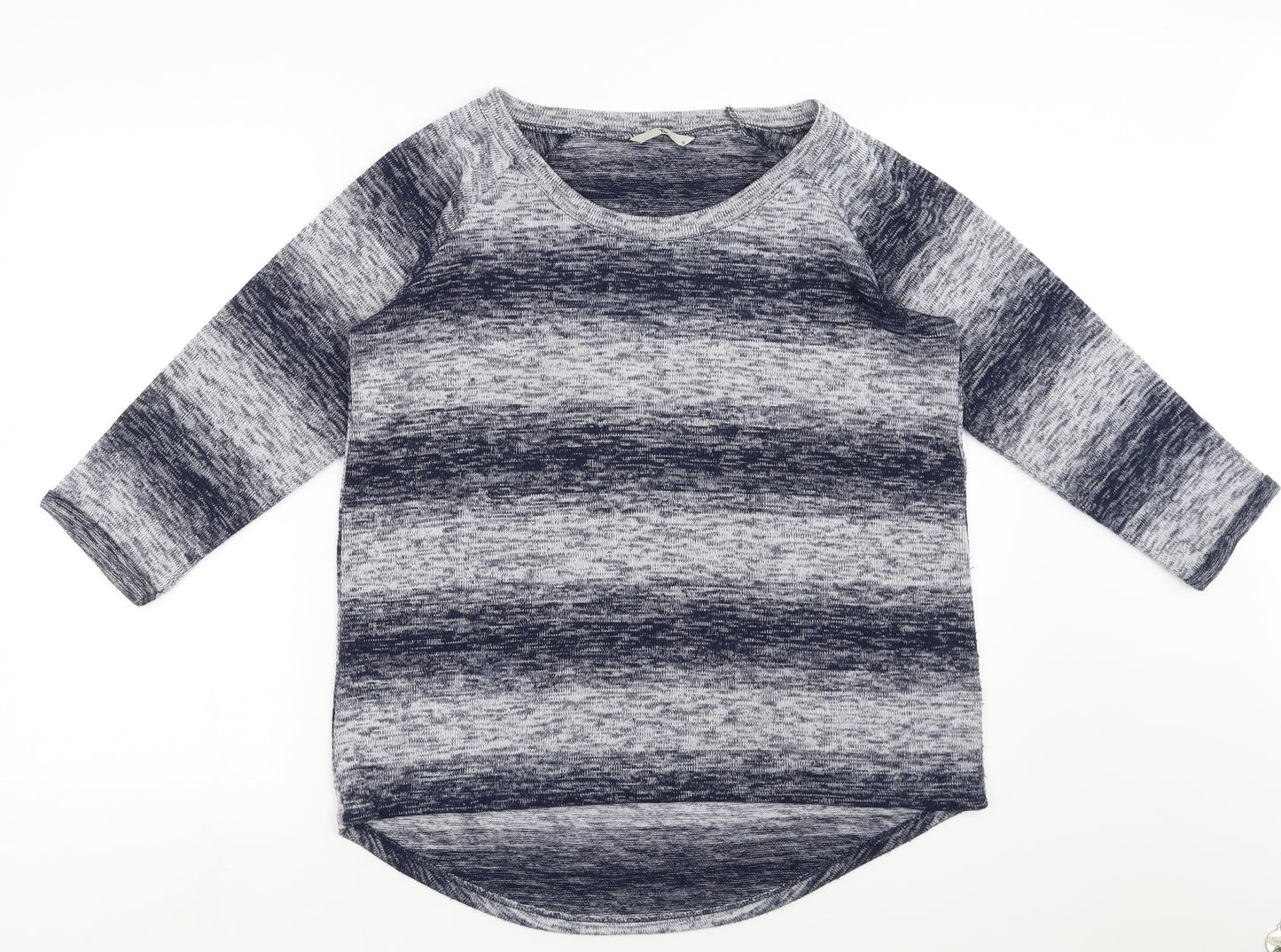 Sainsburys  Womens Blue Striped  Pullover Jumper Size 16