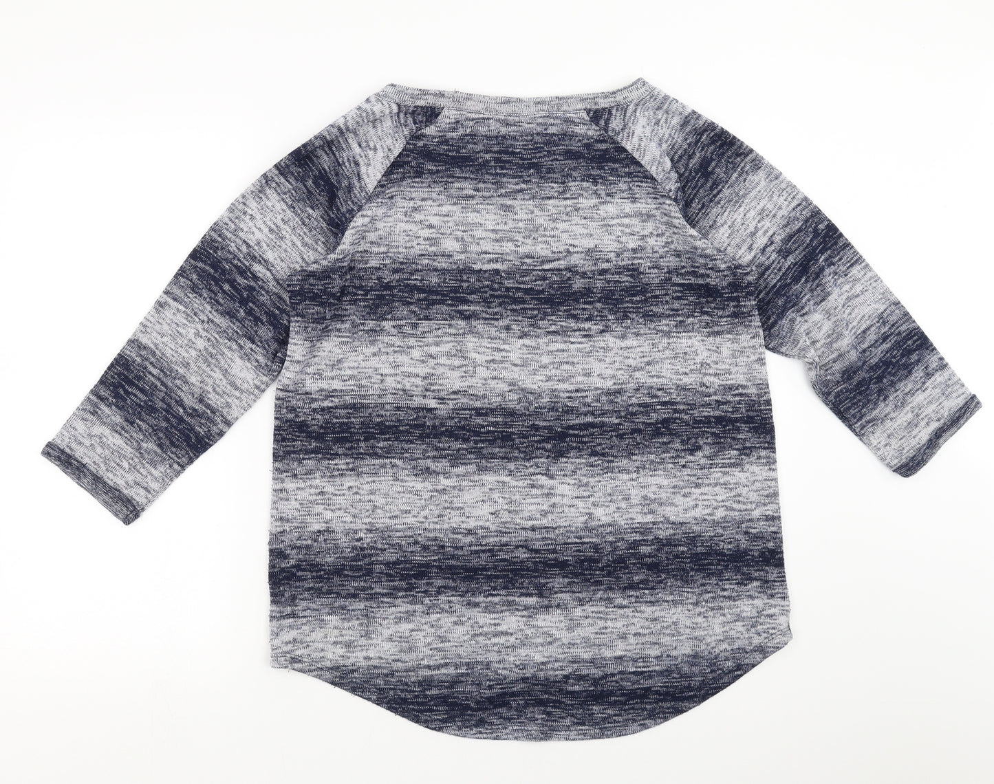 Sainsburys  Womens Blue Striped  Pullover Jumper Size 16