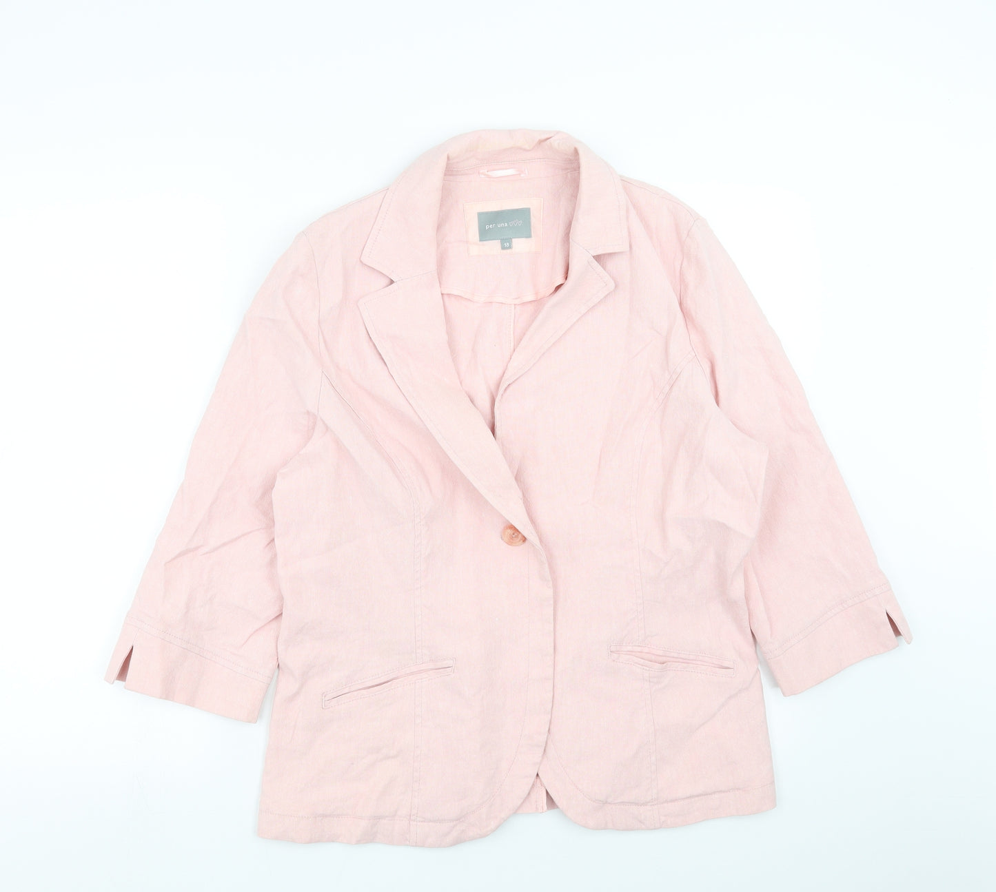 Marks and Spencer Womens Pink   Jacket  Size 18