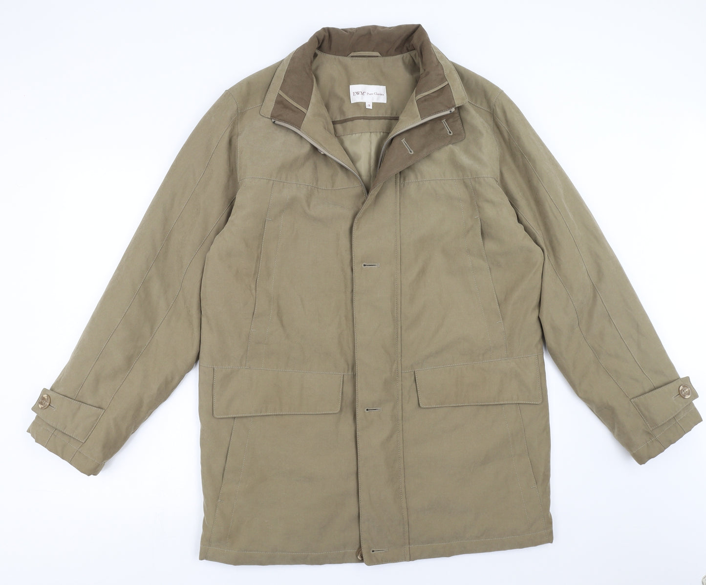 EWM Mens Beige   Jacket Coat Size S