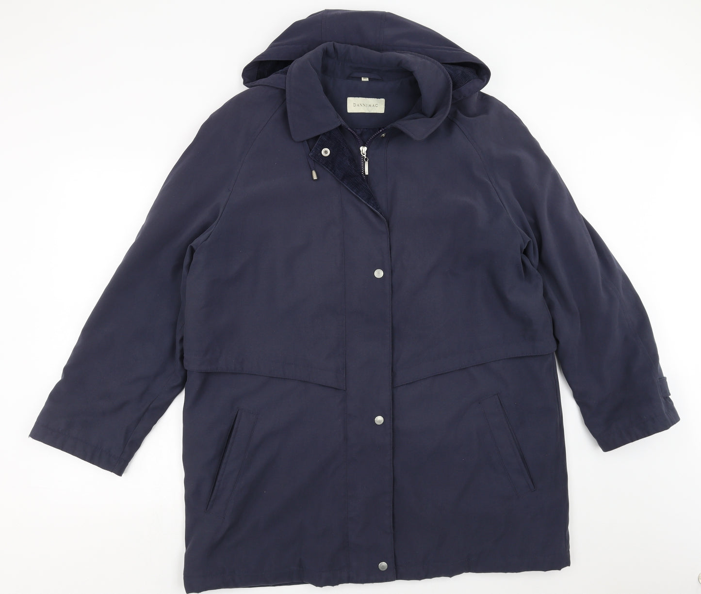 DANNIMAC Womens Blue   Jacket Coat Size XL