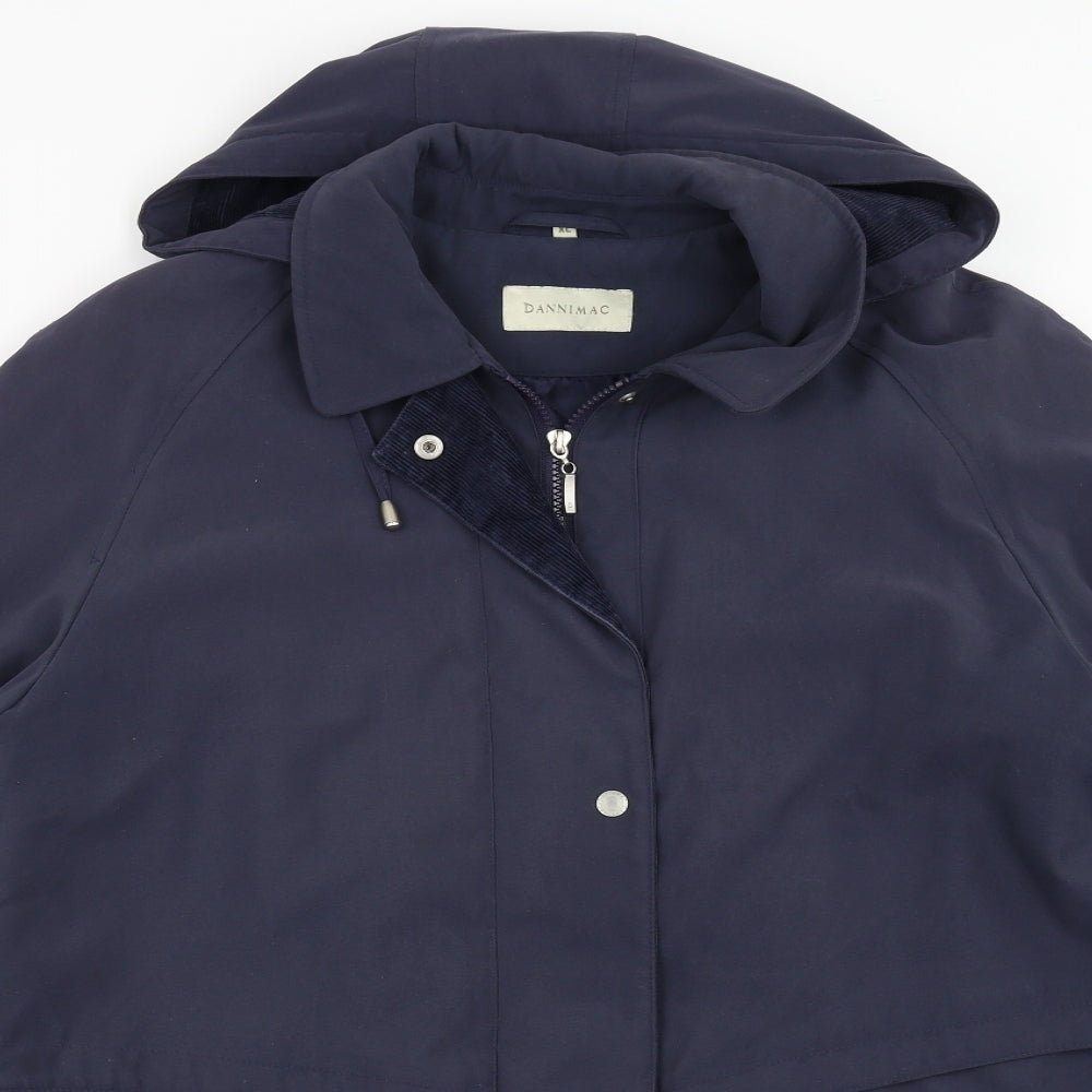 DANNIMAC Womens Blue   Jacket Coat Size XL
