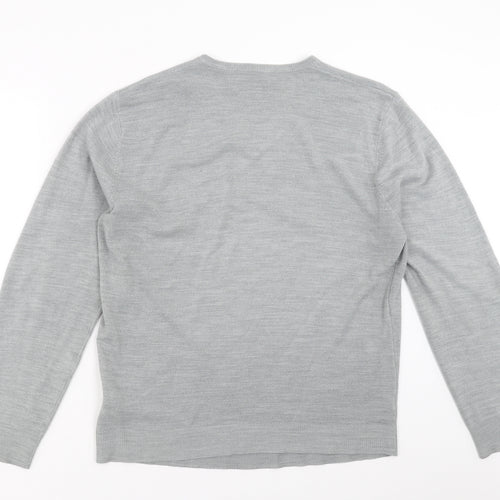 GREENWOODS Mens Grey   Pullover Jumper Size M