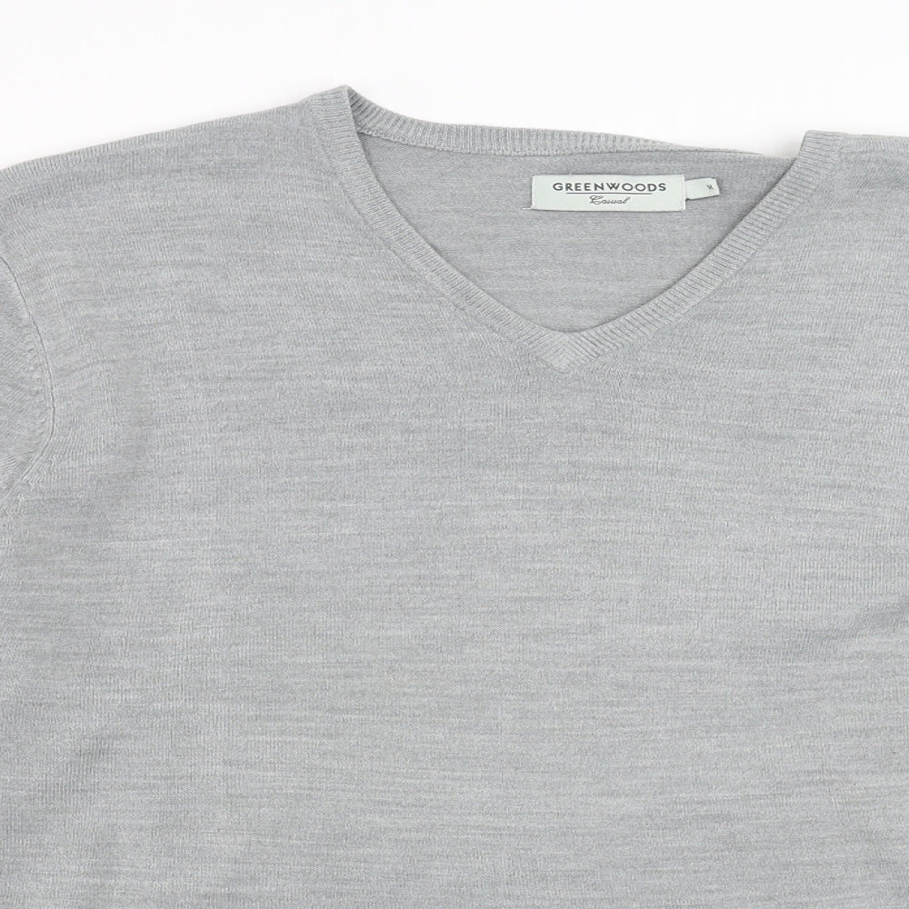 GREENWOODS Mens Grey   Pullover Jumper Size M