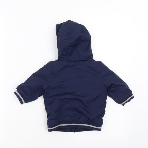 George Boys Blue   Bomber Jacket Jacket Size 3-6 Months