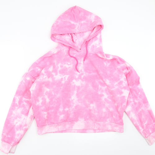 PEP&co Womens Pink   Pullover Hoodie Size L  - tie dye