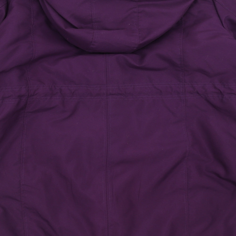 Styled By... Womens Purple   Parka Coat Size 22