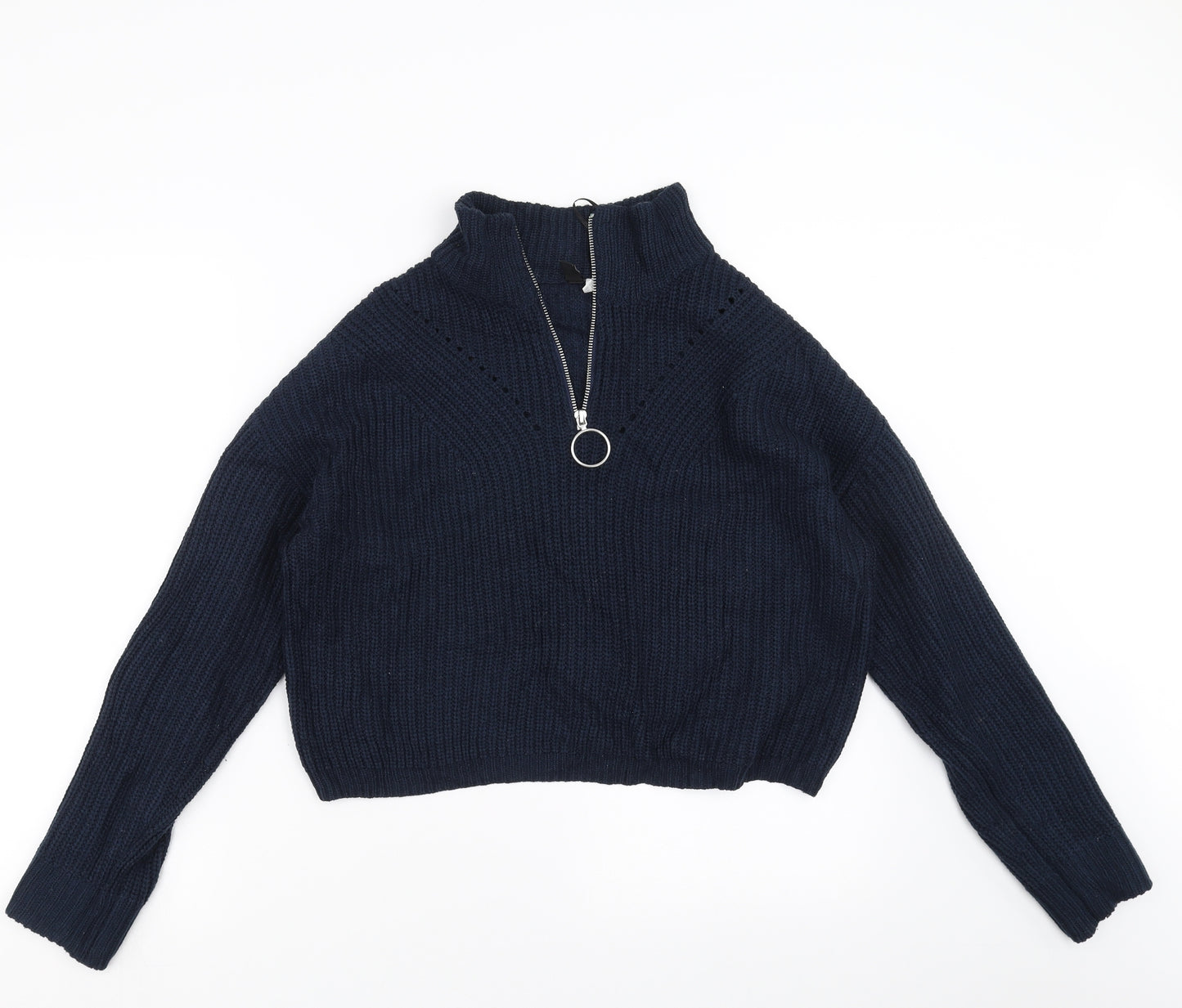 Divided by H&M Womens Blue   Pullover Jumper Size S  - cropped