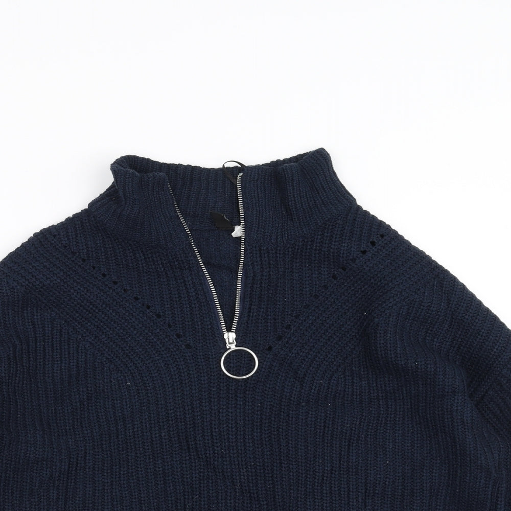 Divided by H&M Womens Blue   Pullover Jumper Size S  - cropped