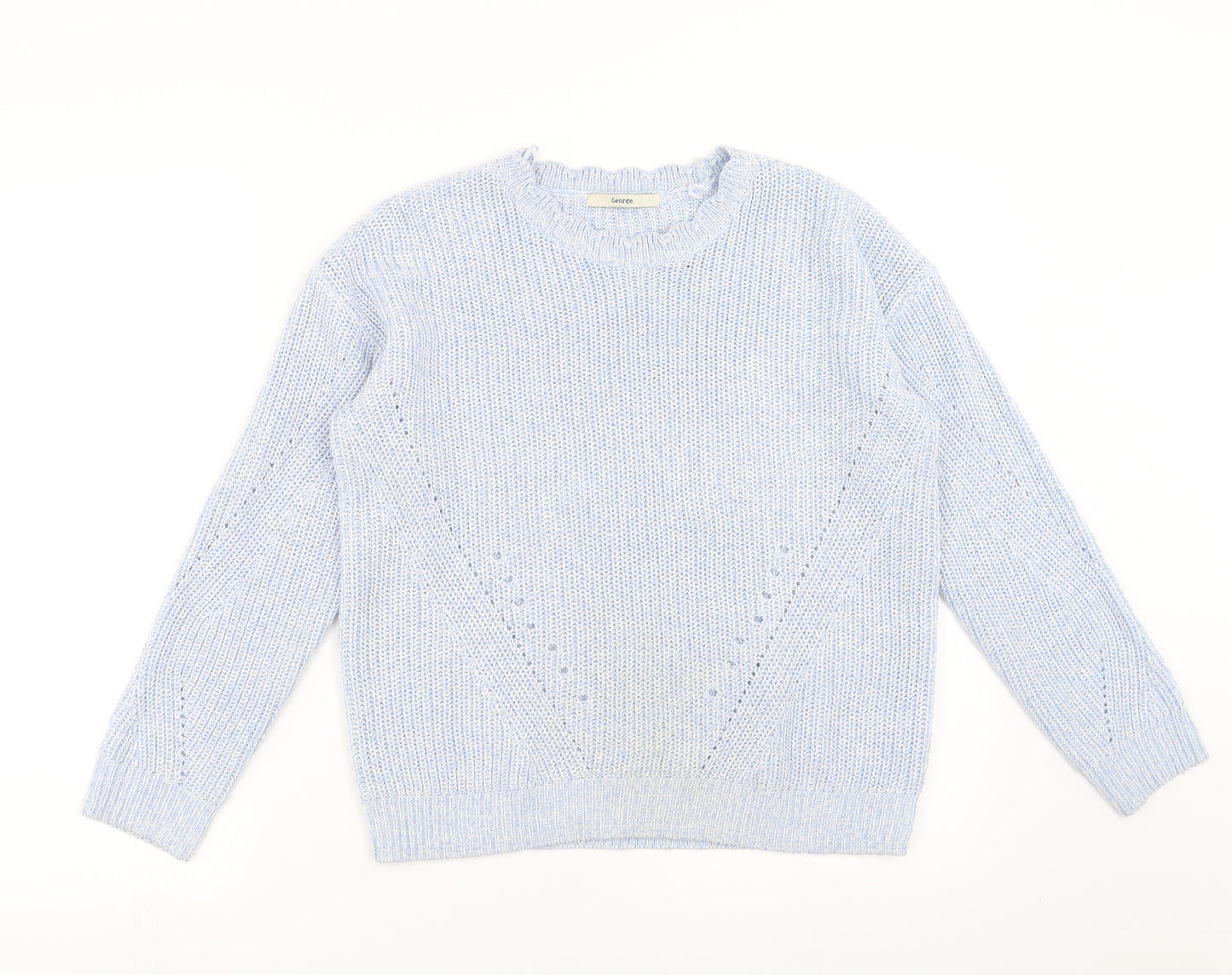 George Womens Blue   Pullover Jumper Size S