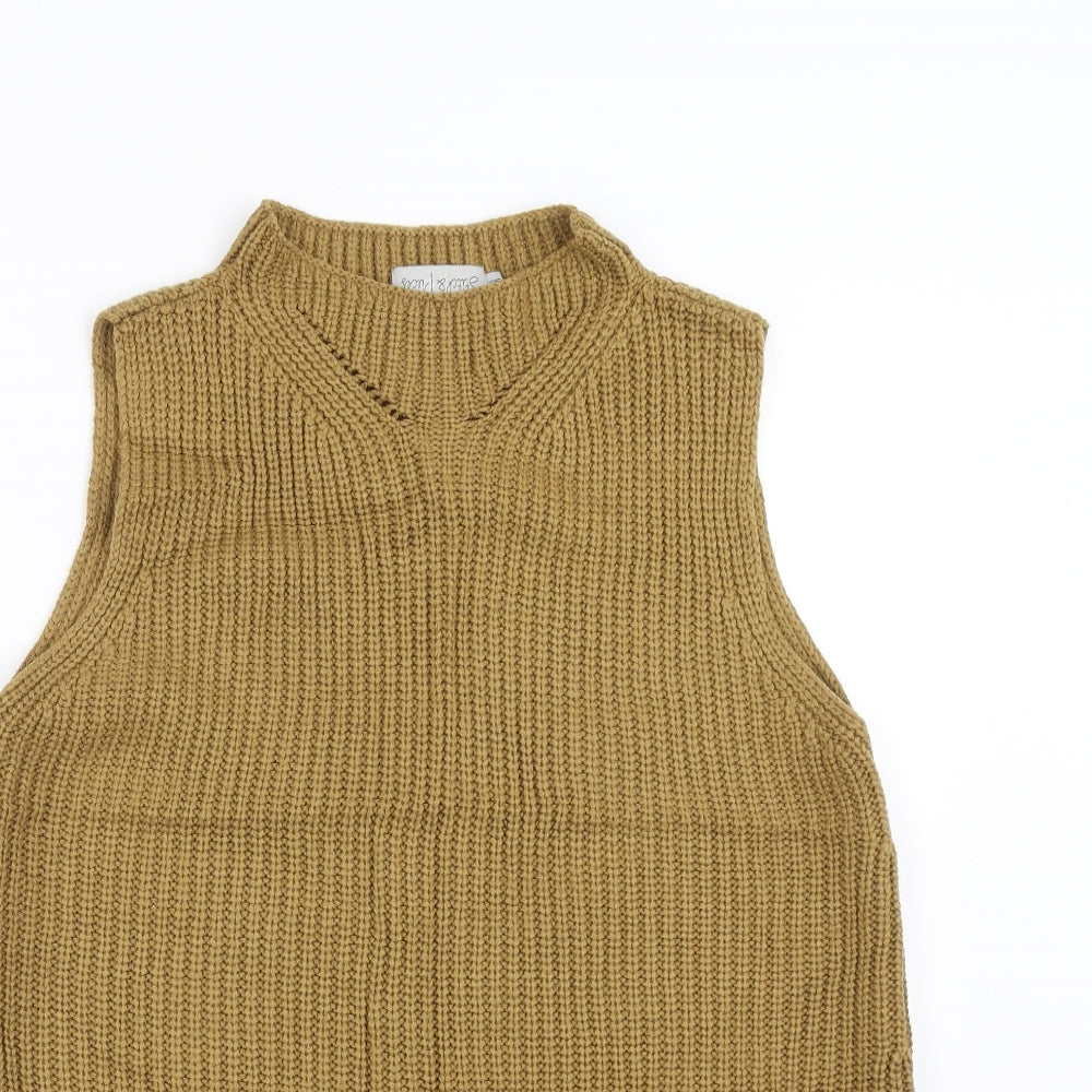 stitch & pieces Womens Brown   Pullover Jumper Size 8