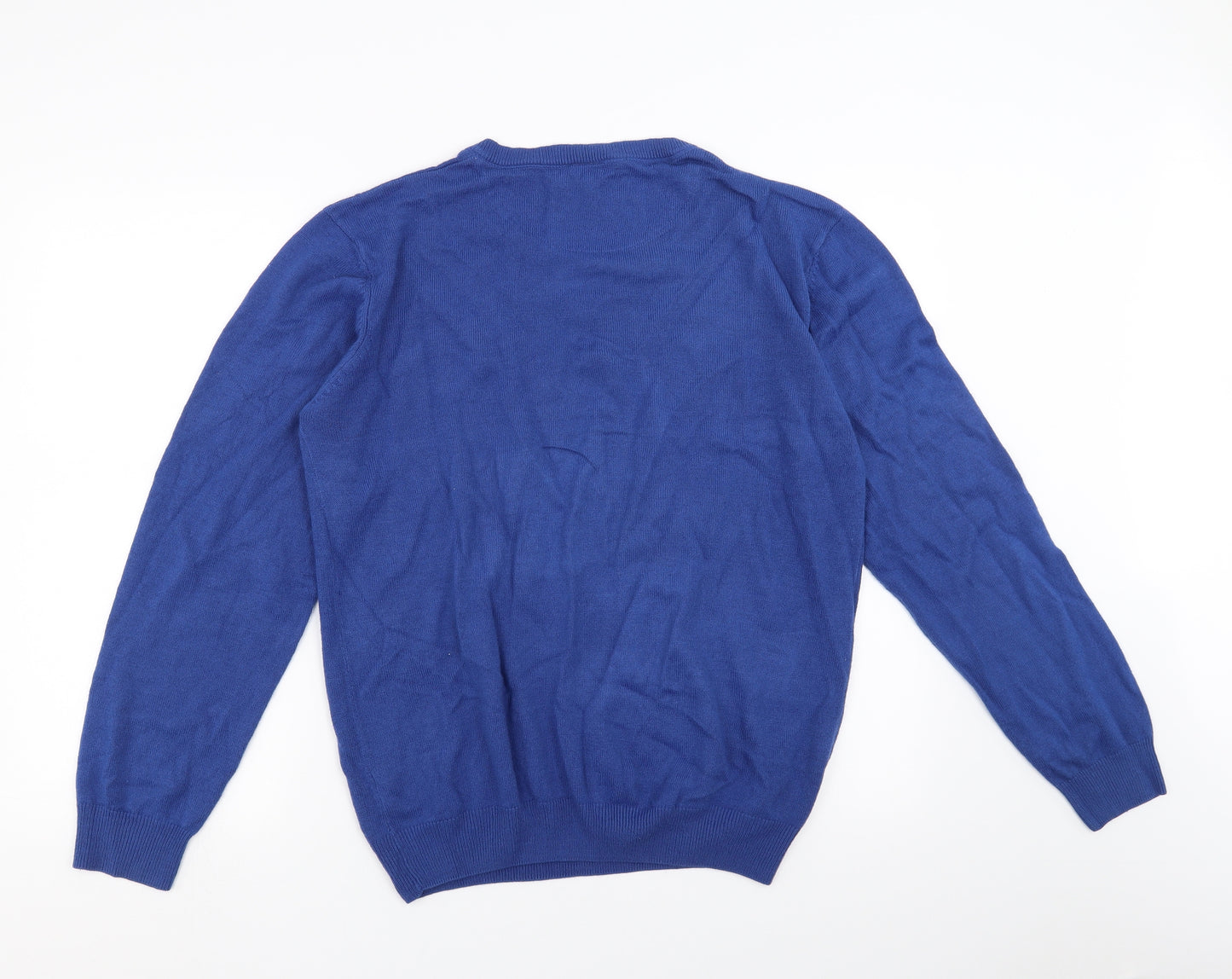 Oak Valley Mens Blue   Pullover Jumper Size M