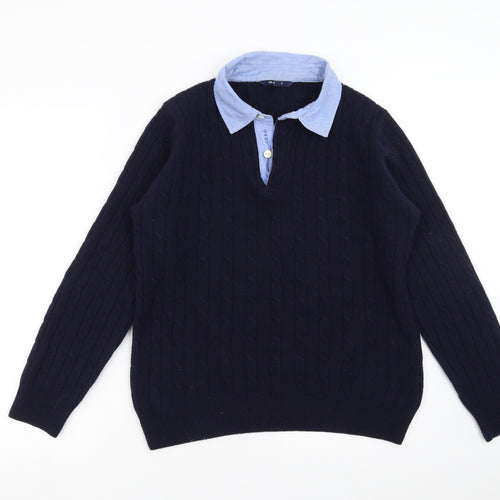 GANT Mens Blue   Pullover Jumper Size M