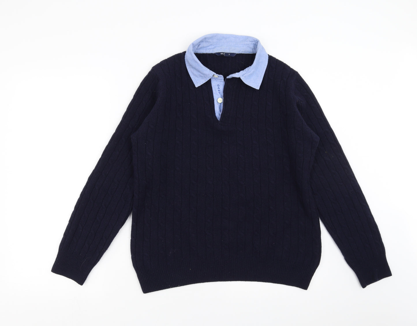 GANT Mens Blue   Pullover Jumper Size M