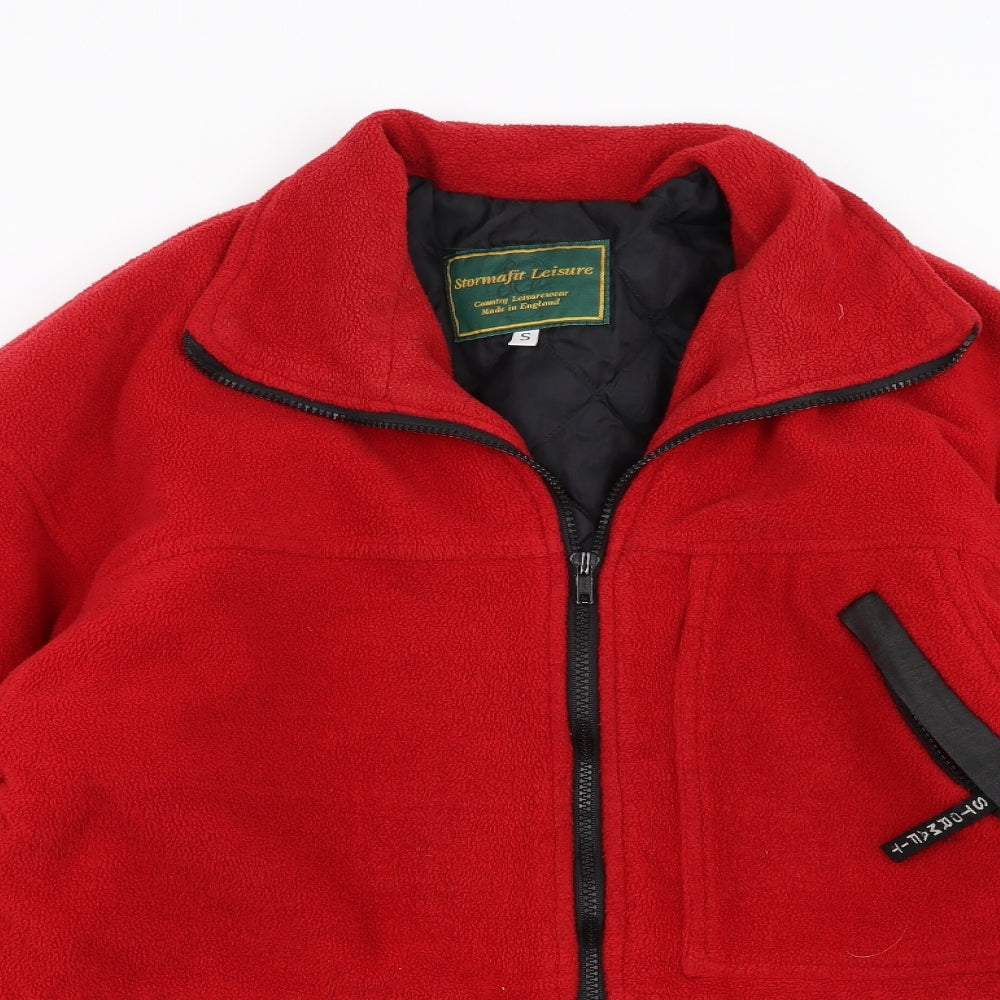 Stormafit Mens Red  Fleece Jacket  Size S