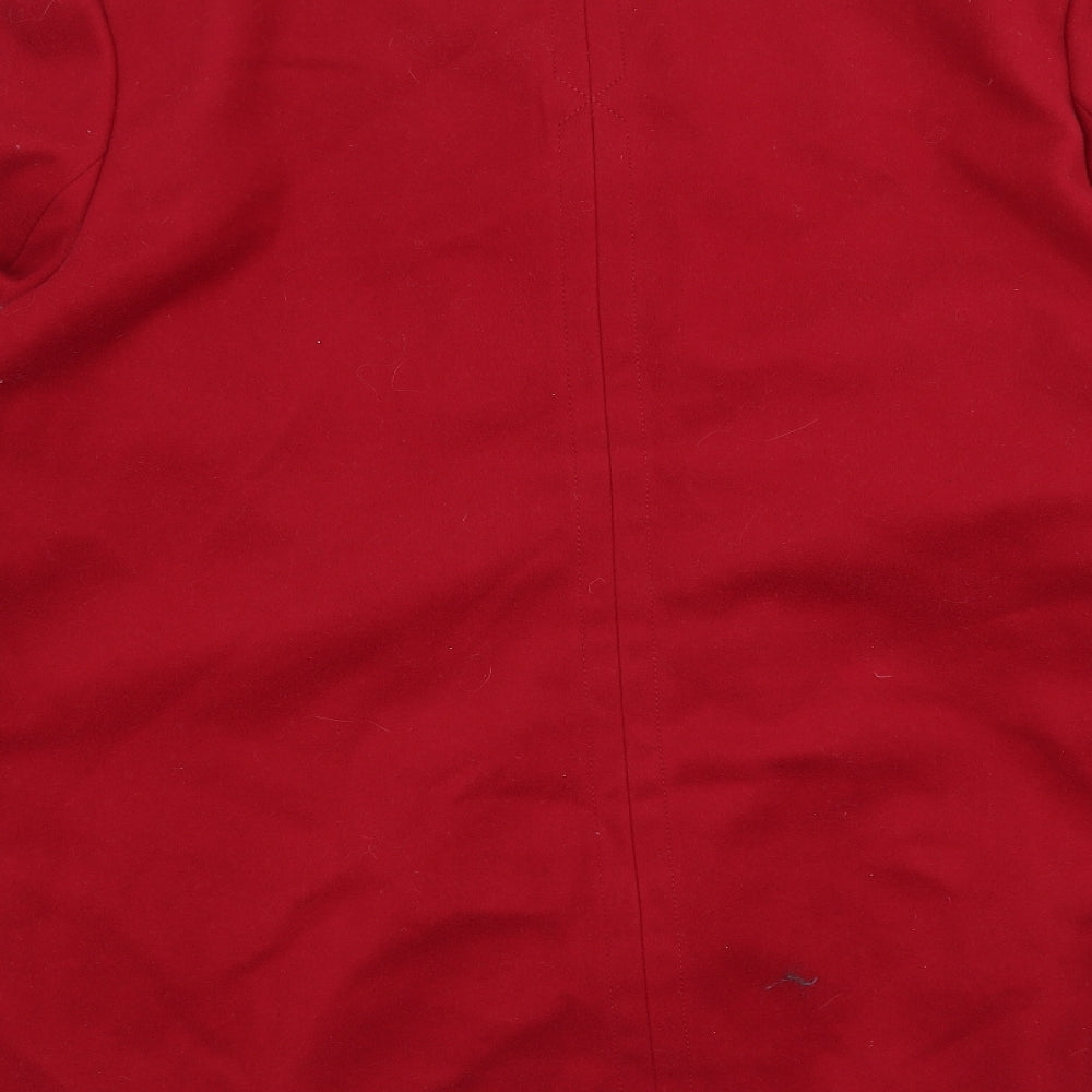 BM Womens Red   Pea Coat Coat Size 24