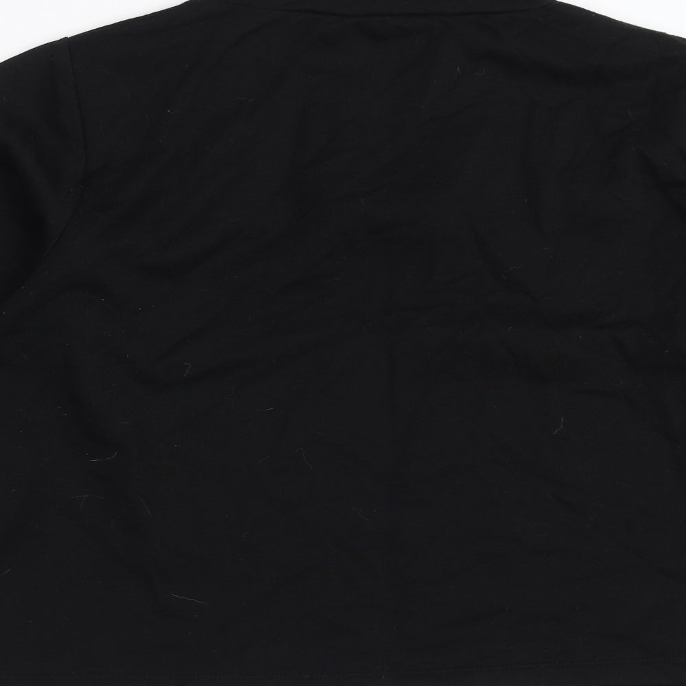 Red Herring Womens Black   Pullover Sweatshirt Size 12