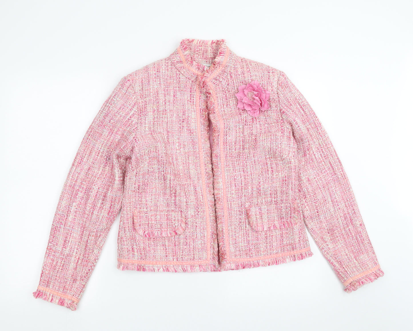 Zahara Womens Pink   Jacket  Size 12