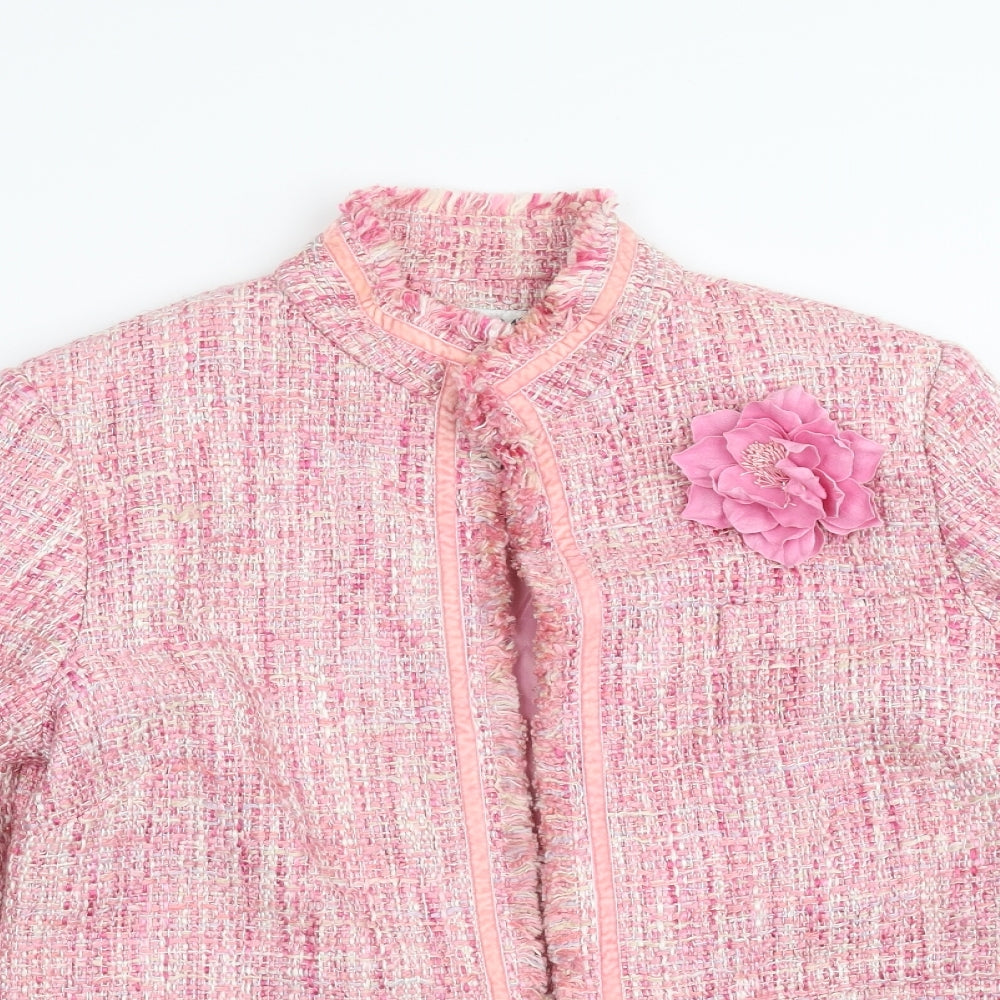 Zahara Womens Pink   Jacket  Size 12