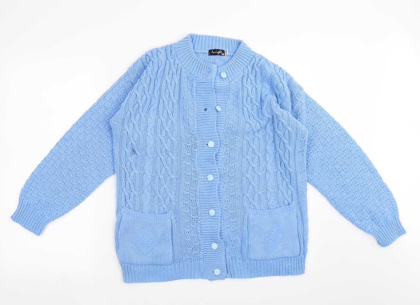 Insight Womens Blue   Cardigan Jumper Size S