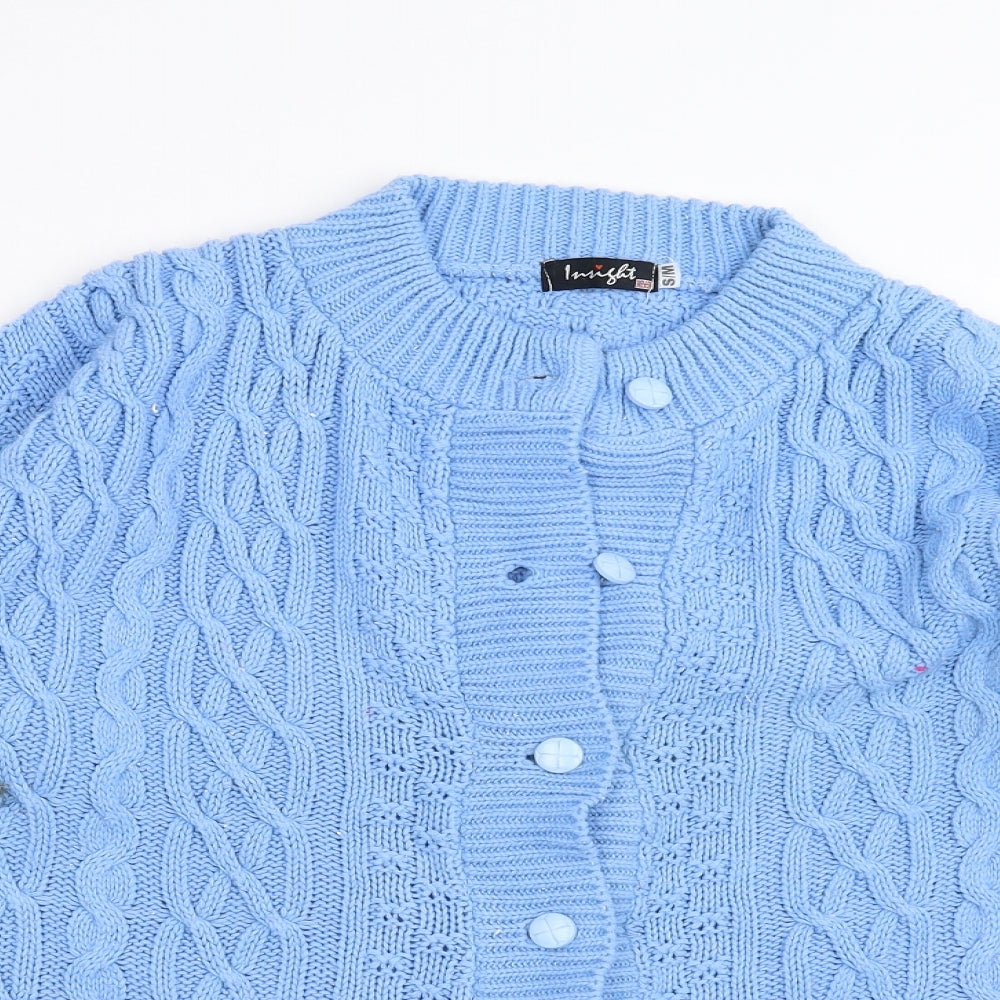 Insight Womens Blue   Cardigan Jumper Size S