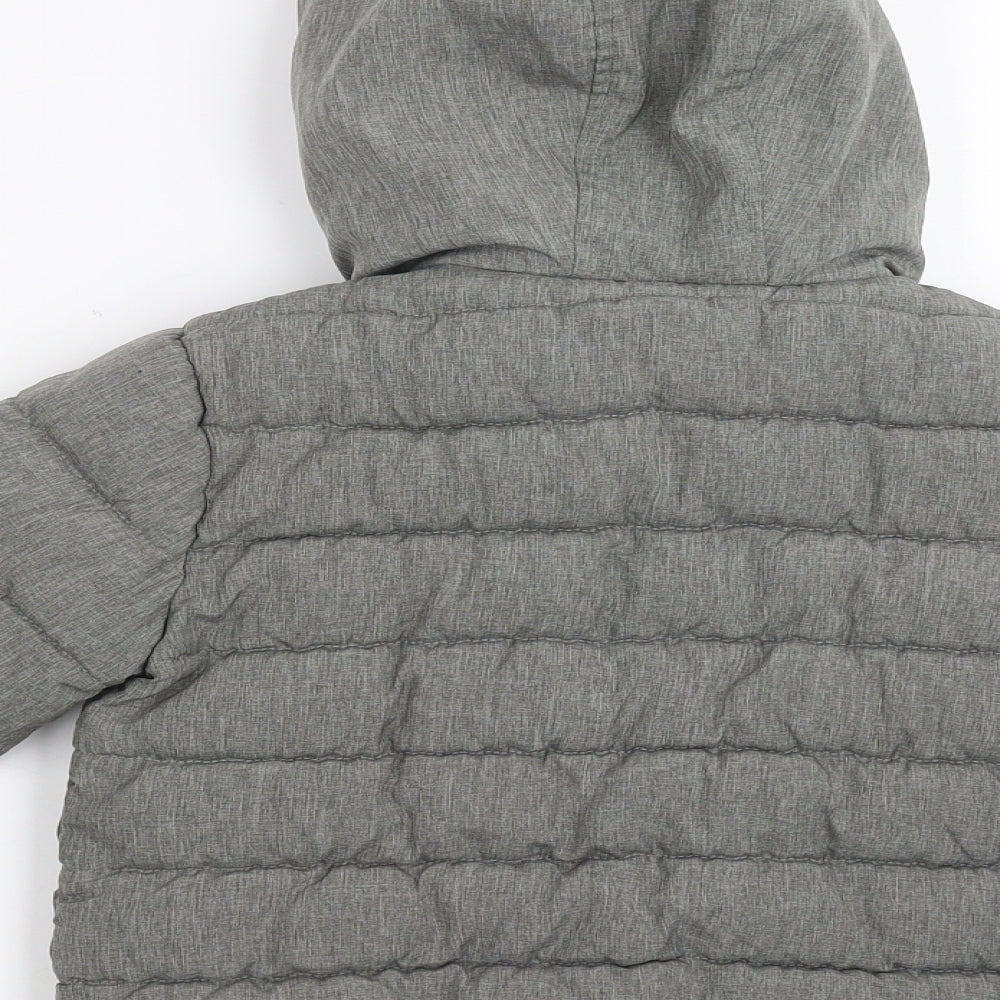Sports Direct Boys Grey   Puffer Jacket Jacket Size 4-5 Years  - BATMAN
