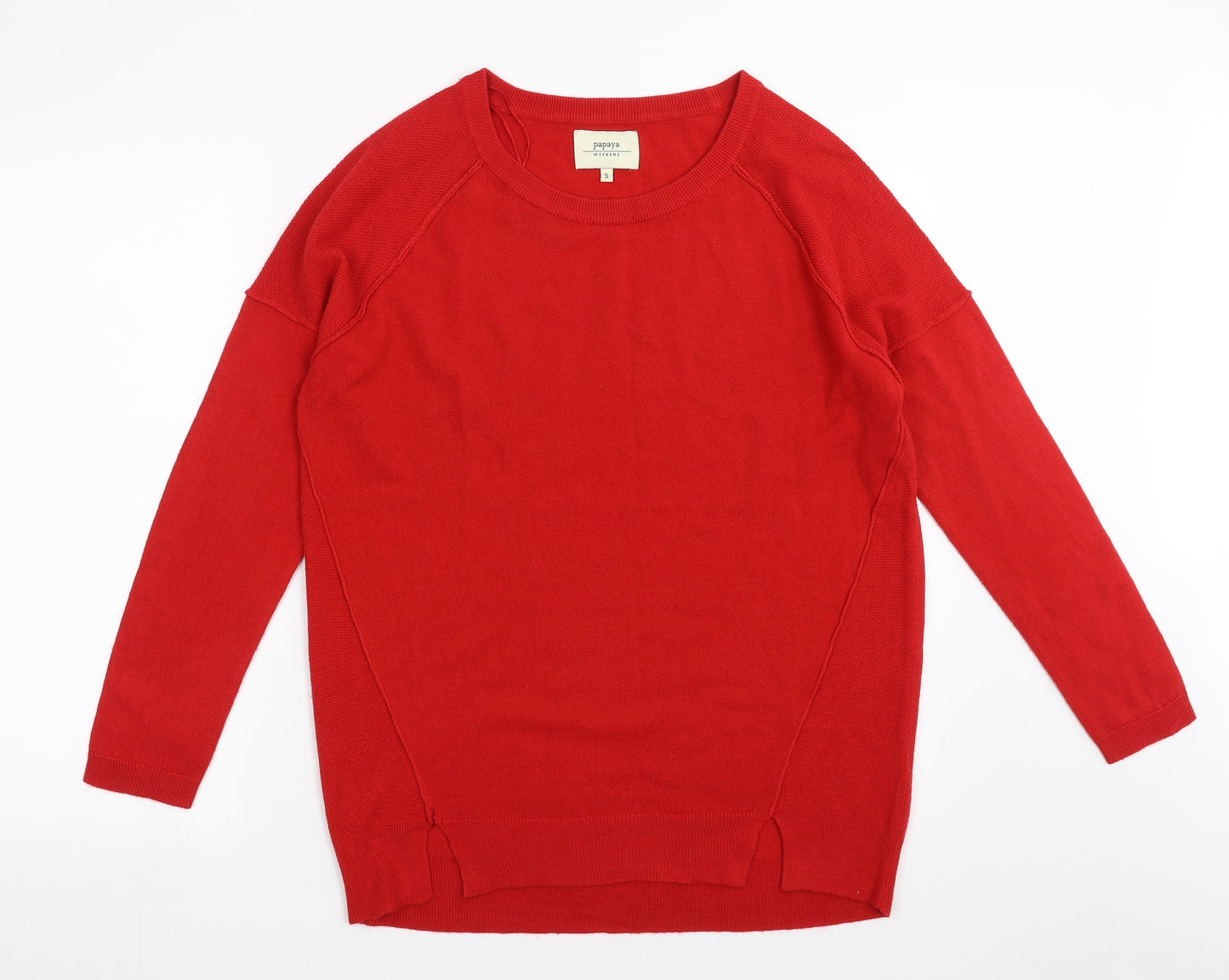 Papaya Womens Red   Pullover Jumper Size S
