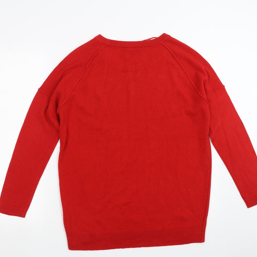 Papaya Womens Red   Pullover Jumper Size S