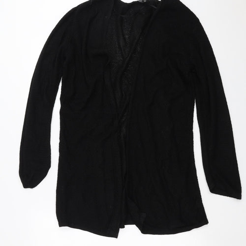 Mia Moda Womens Black   Cardigan Jumper Size M