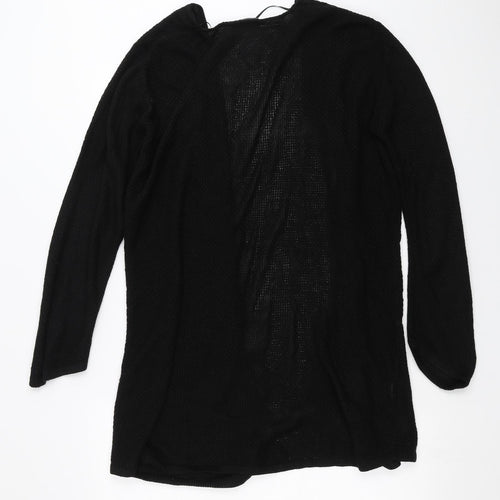 Mia Moda Womens Black   Cardigan Jumper Size M