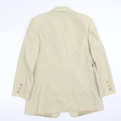 Bianca Womens Yellow   Jacket Suit Jacket Size 12