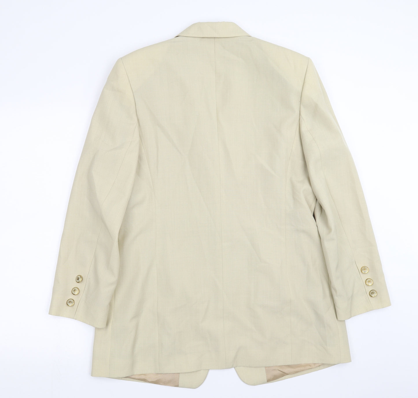 Bianca Womens Yellow   Jacket Suit Jacket Size 12