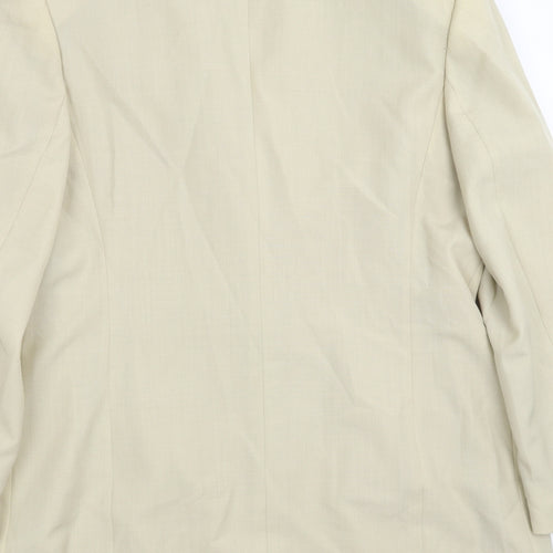 Bianca Womens Yellow   Jacket Suit Jacket Size 12