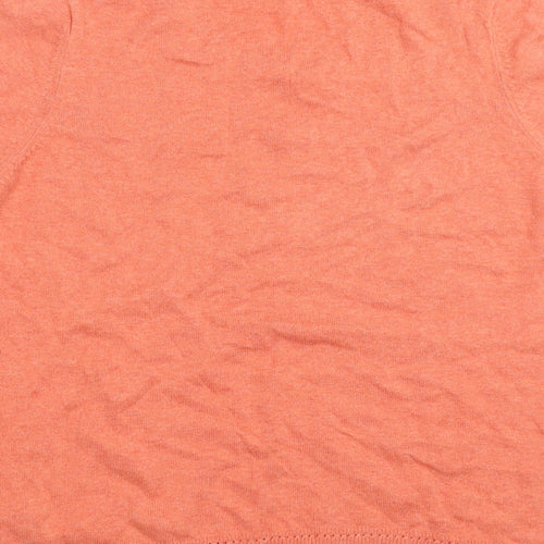 Marks and Spencer Womens Orange   Pullover Jumper Size 14