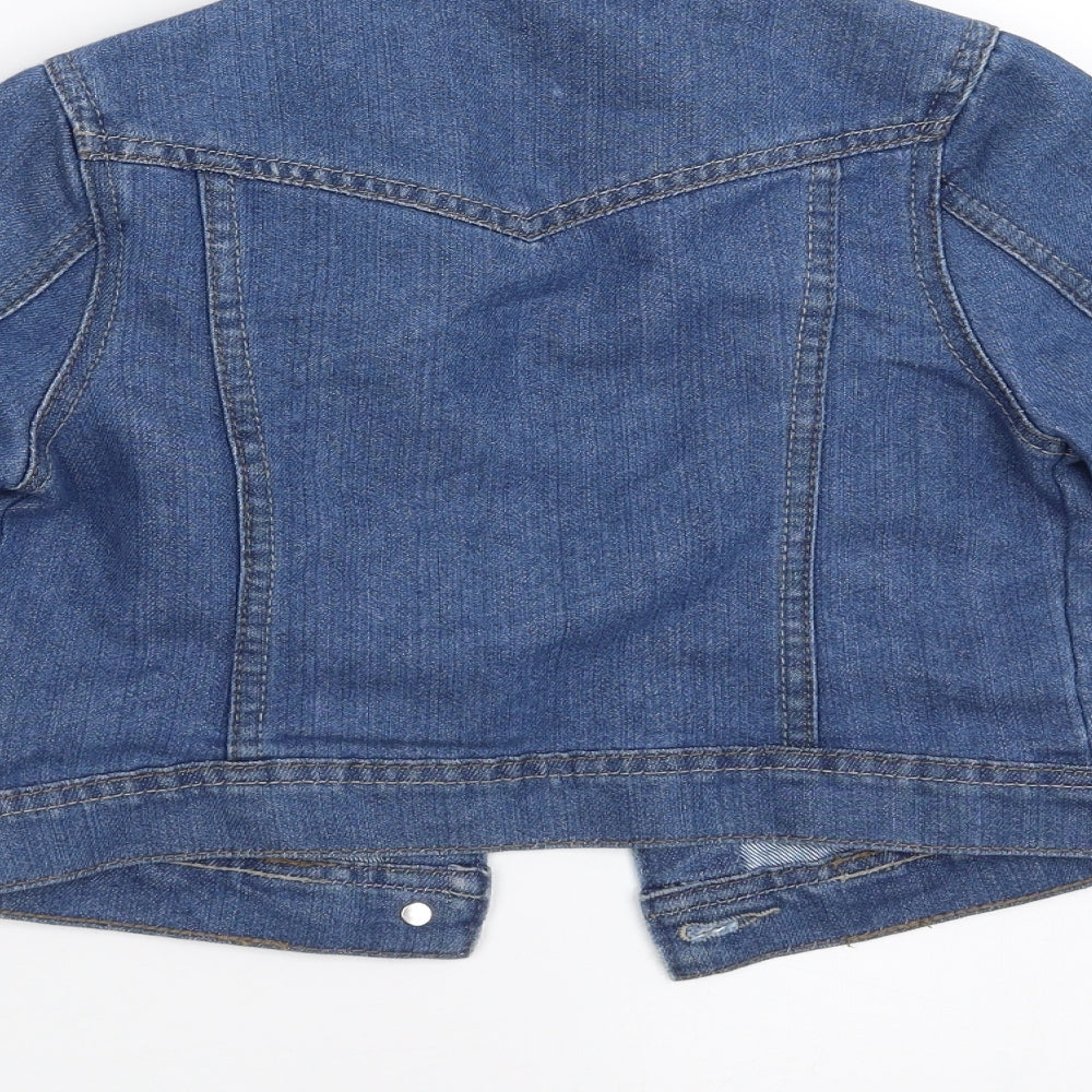 Sainsburys  Girls Blue  Denim Jacket  Size 7-8 Years