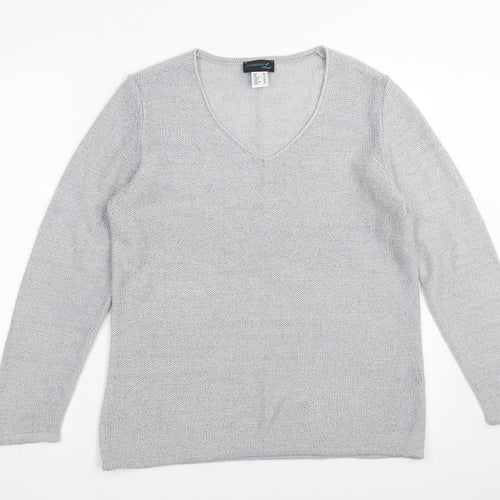 Creation Womens Grey   Pullover Jumper Size 16