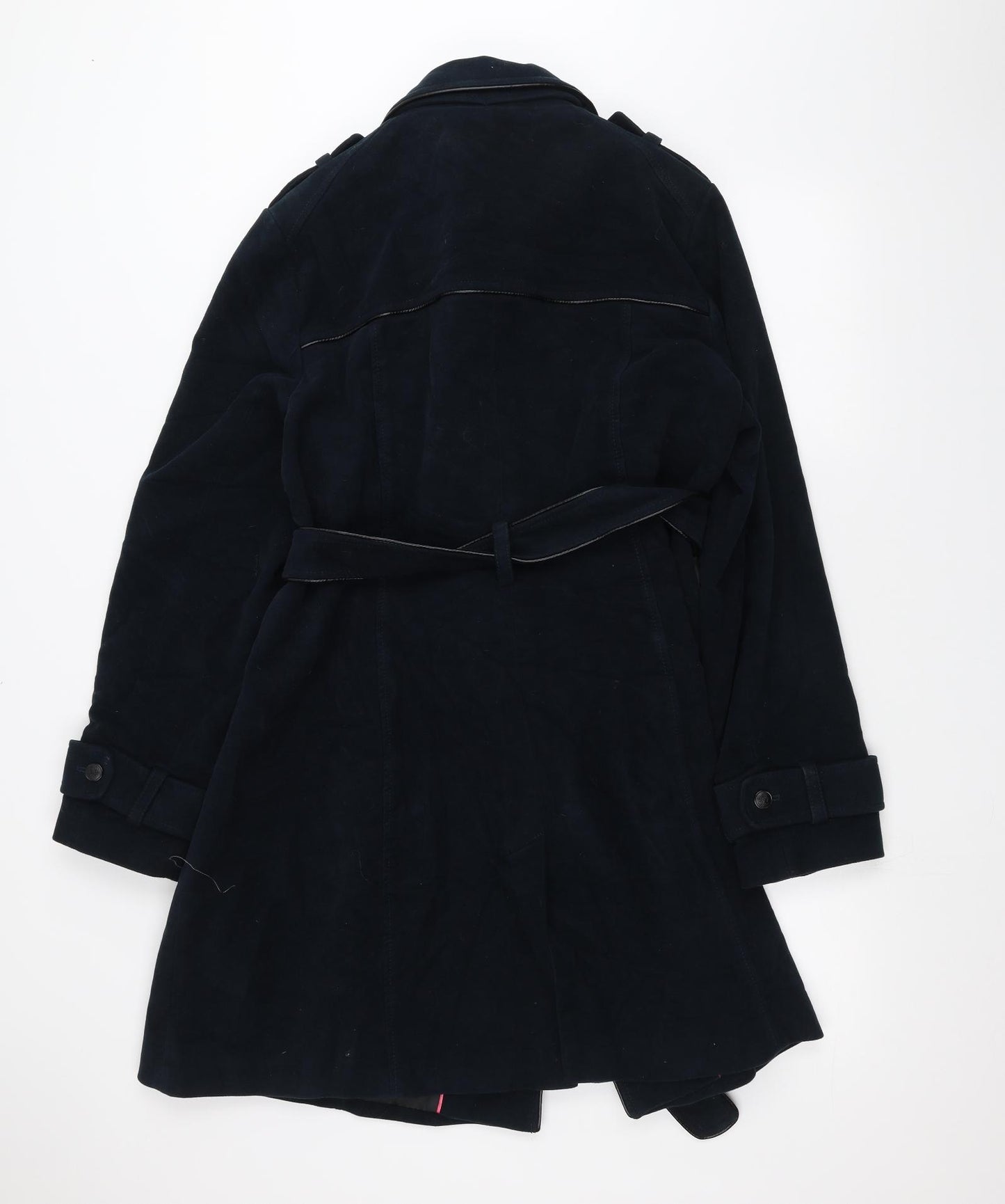 NEXT Womens Blue   Trench Coat Coat Size 22