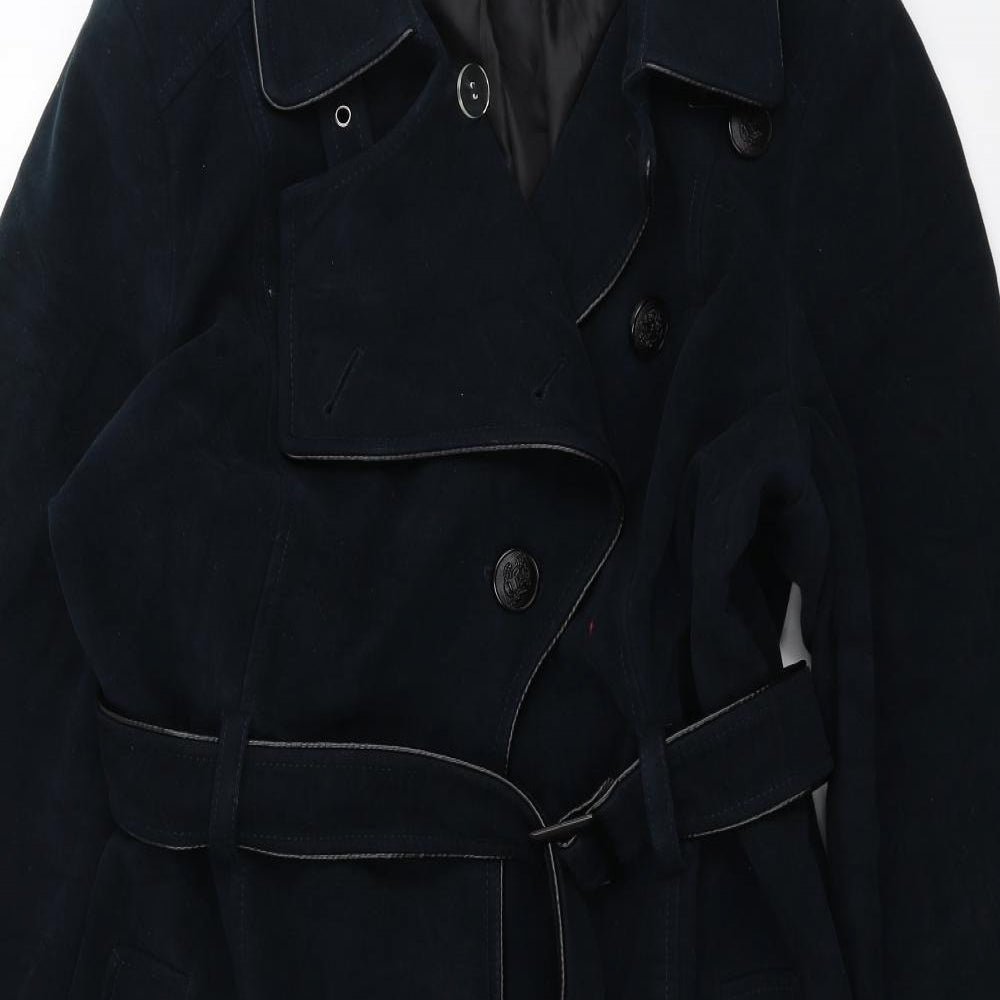 NEXT Womens Blue   Trench Coat Coat Size 22