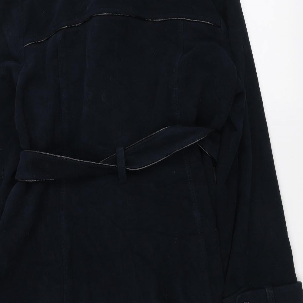 NEXT Womens Blue   Trench Coat Coat Size 22